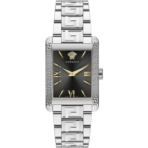 Tonneau Edelstahl Damen Uhr Versace - Versace - Modalova