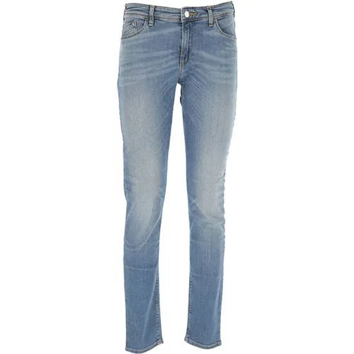 Slim-fit Denim Jeans für Damen , Damen, Größe: W25 - Emporio Armani - Modalova
