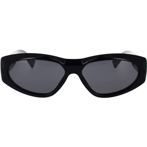Irregular Shape Sunglasses with Frame and Grey Lenses , unisex, Sizes: 57 MM - Givenchy - Modalova
