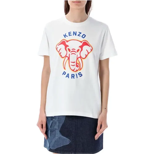 Womens Clothing T-Shirts Polos Off Ss24 , female, Sizes: S, M, L - Kenzo - Modalova
