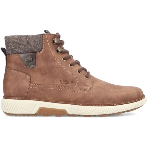 Braune Casual Ankle Boots für Männer , Herren, Größe: 43 EU - Rieker - Modalova