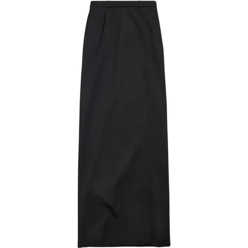 High-Waisted Tailored Skirt , female, Sizes: S, XS - Balenciaga - Modalova