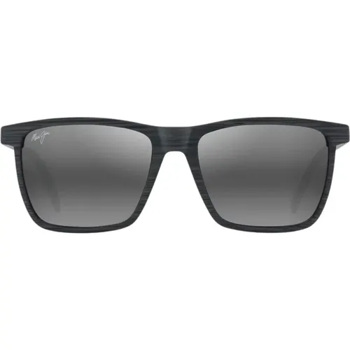 Square Acetate Sunglasses with Gradient Mirror Lenses , unisex, Sizes: 55 MM - Maui Jim - Modalova