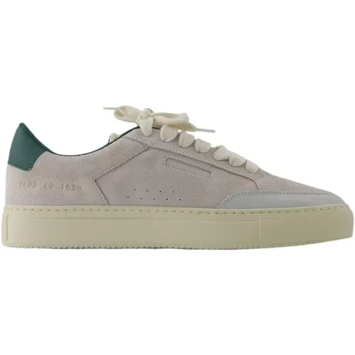 Green Leather Tennis Pro Sneakers , male, Sizes: 9 UK - Common Projects - Modalova