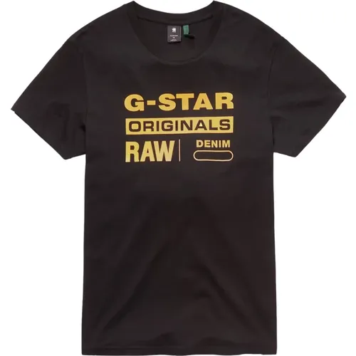 T-shirt Graphic 8 , Herren, Größe: 2XL - G-Star - Modalova