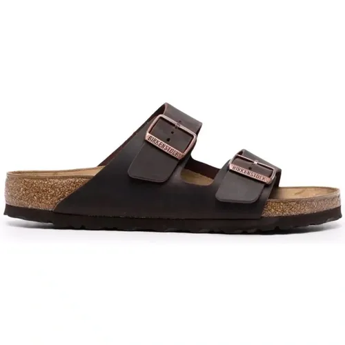 Arizona Geölte Ledersandalen , Herren, Größe: 40 EU - Birkenstock - Modalova