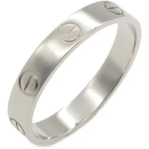 Pre-owned White Gold rings , unisex, Sizes: ONE SIZE - Cartier Vintage - Modalova