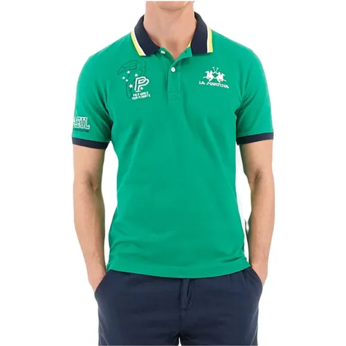 Polo Shirt Piquet Stretch Cotton , male, Sizes: XL, L, 2XL - LA MARTINA - Modalova