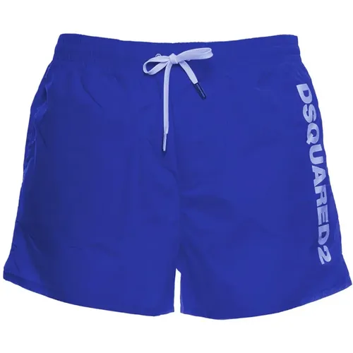 Boxer Swimsuit with Logo , male, Sizes: XL, L - Dsquared2 - Modalova