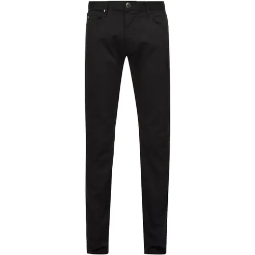 Distressed J06 Denim Jeans Size: 32-32, colour: Navy , male, Sizes: W32 L32, W36 L32, W38 L32 - Emporio Armani - Modalova