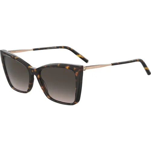 Havana Gold Sunglasses , female, Sizes: 57 MM - Carolina Herrera - Modalova