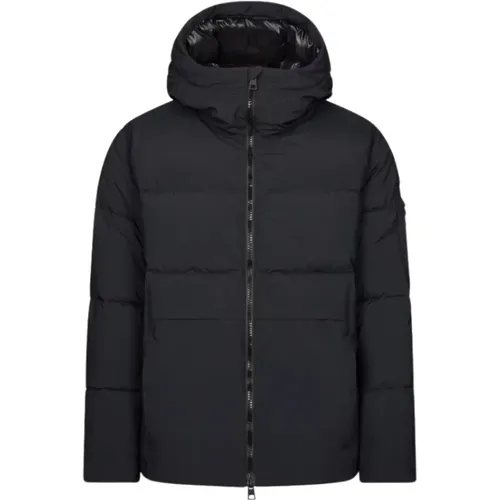 Reguläre Popeline und Nylon Steppjacke - Dondup - Modalova