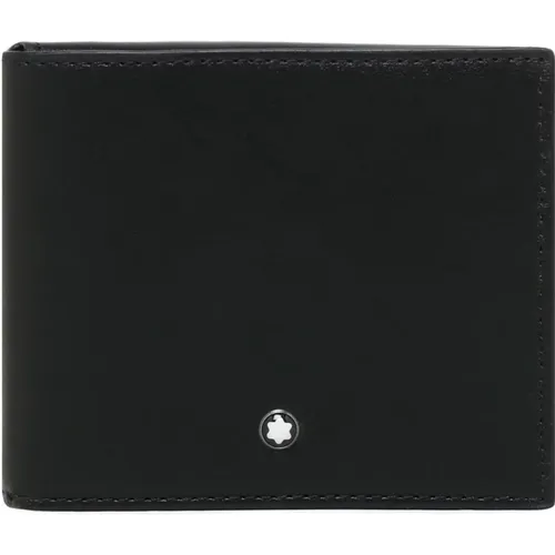 Leather Tri Fold Wallet , male, Sizes: ONE SIZE - Montblanc - Modalova