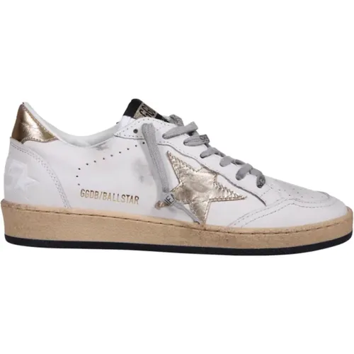 Laminated Star and Heel Leather Upper , female, Sizes: 8 UK - Golden Goose - Modalova