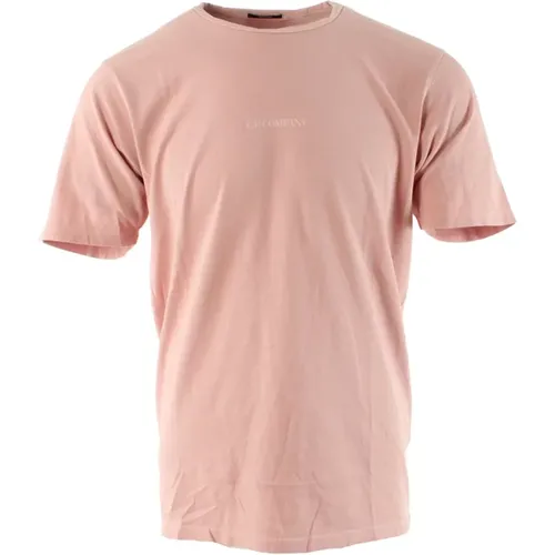 Herren T-Shirt, Größe XS, 100% Baumwolle , Herren, Größe: S - C.P. Company - Modalova