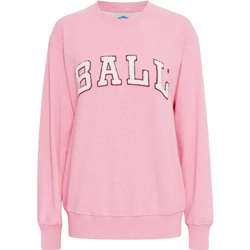 Sporty Deco Sweatshirt Azalea Melange - Ball - Modalova