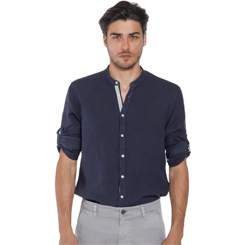 Herren Leinenhemd Porto Modell - Mason's - Modalova