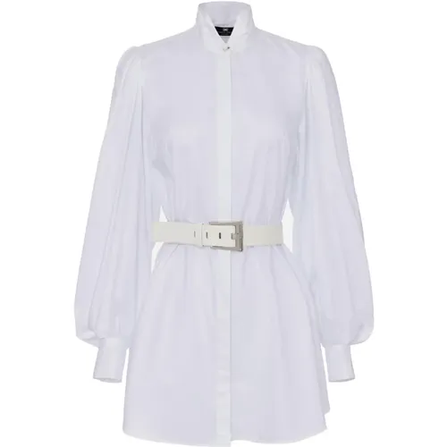 Cotton Mini Dress , female, Sizes: M, XS - Elisabetta Franchi - Modalova