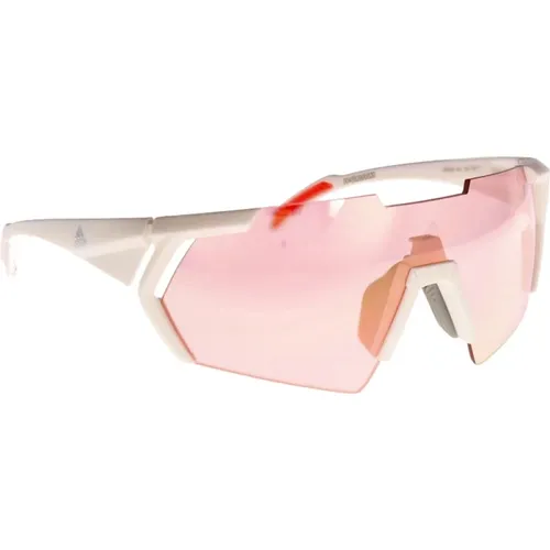 Ikonoische Spiegelglas Sonnenbrille , unisex, Größe: ONE Size - Adidas - Modalova