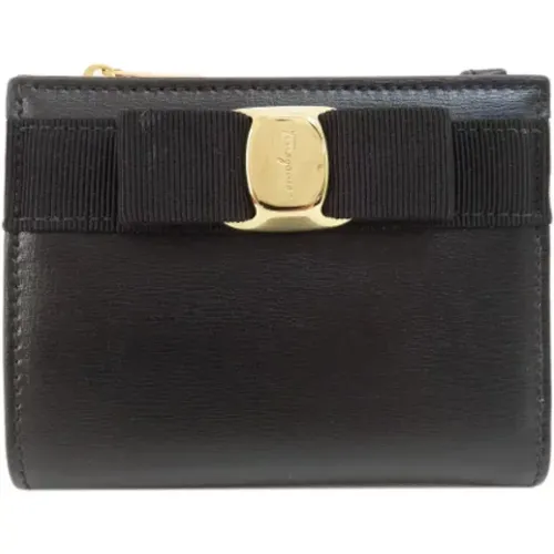 Pre-owned Leather wallets , female, Sizes: ONE SIZE - Salvatore Ferragamo Pre-owned - Modalova