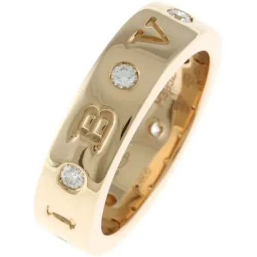 Pre-owned Rose Gold rings , female, Sizes: ONE SIZE - Bvlgari Vintage - Modalova