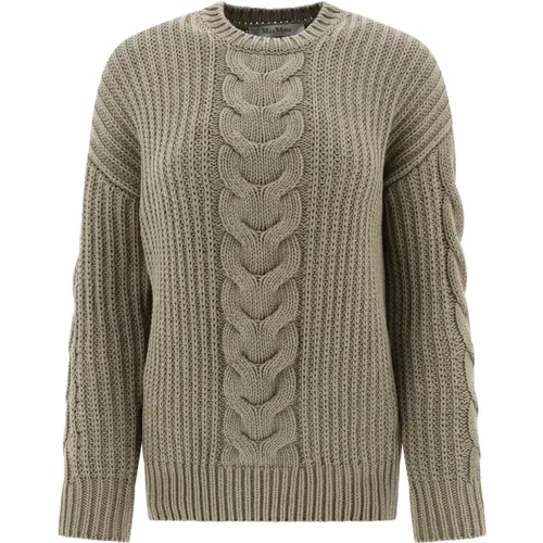 Cable-Knit Pullover , Damen, Größe: M - Max Mara - Modalova