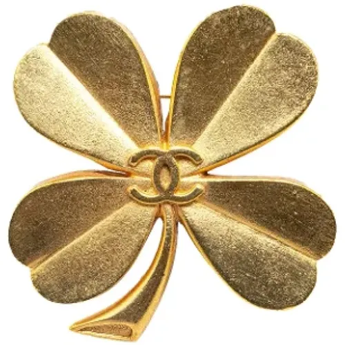 Pre-owned Metal brooches , female, Sizes: ONE SIZE - Chanel Vintage - Modalova