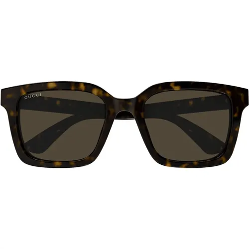 Minimal Rectangular Sunglasses Gg1582Sk 002 , unisex, Sizes: 54 MM - Gucci - Modalova