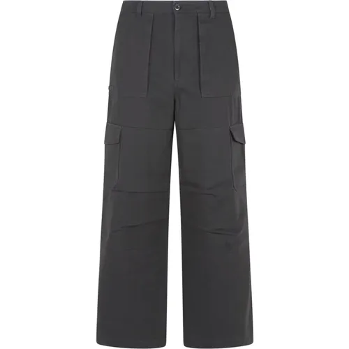Grey Trousers , male, Sizes: L - Acne Studios - Modalova