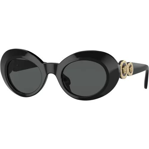 Grey Junior Sunglasses,Junior Sunglasses Transparent Violet/Light Violet - Versace - Modalova