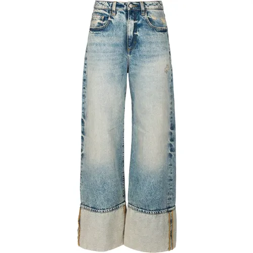 Blaue Denim Jeans , Damen, Größe: W26 - Icon Denim - Modalova