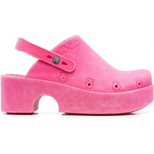 Sandals Fuchsia , female, Sizes: 5 UK - Xocoi - Modalova