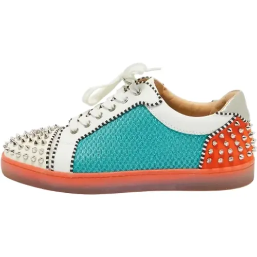 Pre-owned Gittergewebe sneakers - Christian Louboutin Pre-owned - Modalova