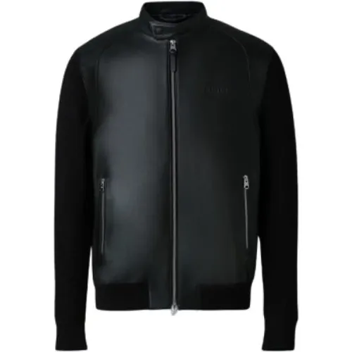 Dominic Knit Mixed-Media Jacket , male, Sizes: XL - Mackage - Modalova