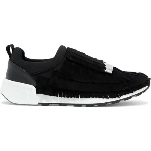 Running Sneakers with Fringe Detail , female, Sizes: 5 UK - Sergio Rossi - Modalova