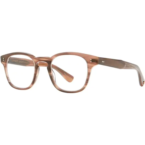 ACE II Eyewear Frames in Sequoia Tortoise , unisex, Sizes: 47 MM - Garrett Leight - Modalova