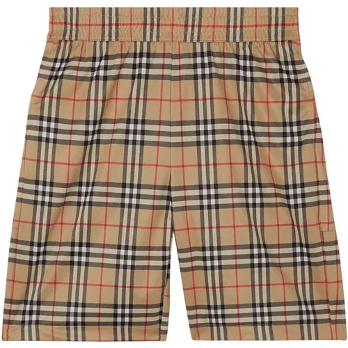 Check Print Casual Shorts , male, Sizes: XL - Burberry - Modalova