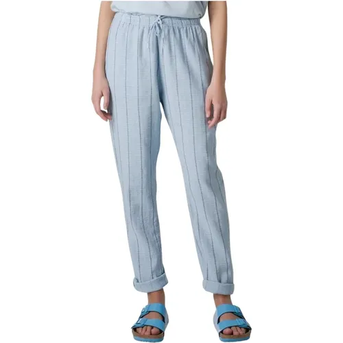 Striped Linen Pants , female, Sizes: M, XS - Deha - Modalova