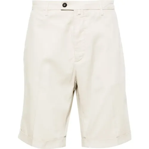 Lyocell/cotton shorts , male, Sizes: M, 3XL - Corneliani - Modalova