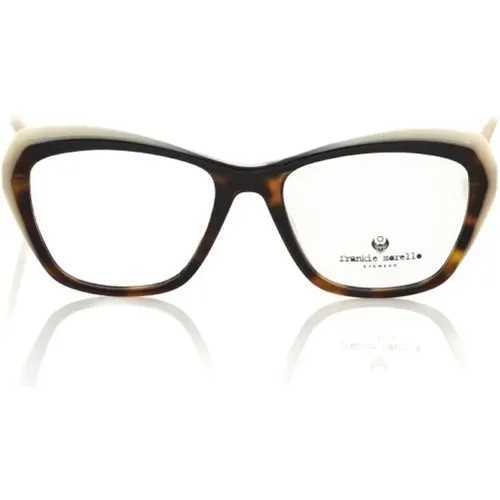 Cat Eye Brille mit Schildpattmuster , Damen, Größe: ONE Size - Frankie Morello - Modalova