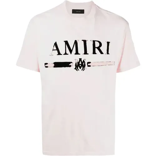 Logo T-Shirt with Applique , male, Sizes: M, L, XL - Amiri - Modalova