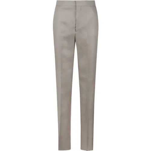 Linen Tailored Trousers , female, Sizes: L - Tagliatore - Modalova