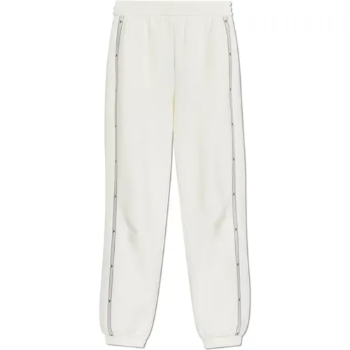 Sweatpants mit Seitenstreifen , Damen, Größe: L - Emporio Armani - Modalova