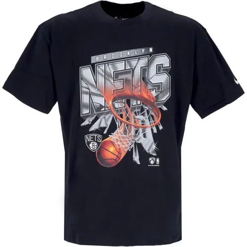 NBA Courtside Shattered Tee Bronet , Herren, Größe: XL - Nike - Modalova