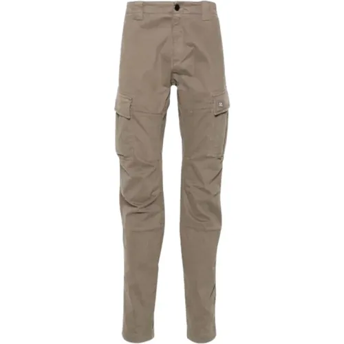 Cargo Pant mit Logo-Patch Hose , Herren, Größe: L - C.P. Company - Modalova