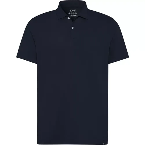 Polo Shirts,Frühjahrspolo-Shirt aus High-Performance Piqué,Frühjahrspolo-Shirt aus hochwertigem Piqué - Boggi Milano - Modalova