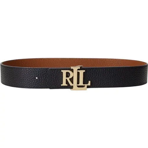 Reversible Leather Belt /Cognac , female, Sizes: L, M, S, XS - Ralph Lauren - Modalova