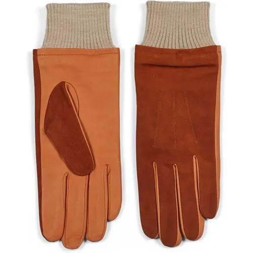 Premium Tan Leather Gloves for Women , male, Sizes: 7 1/2 IN, 7 IN, 8 IN, 8 1/2 IN - Howard London - Modalova