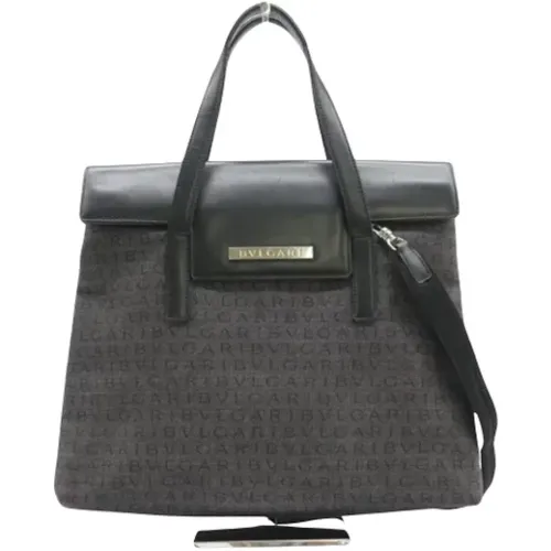 Pre-owned Canvas handbags , female, Sizes: ONE SIZE - Bvlgari Vintage - Modalova