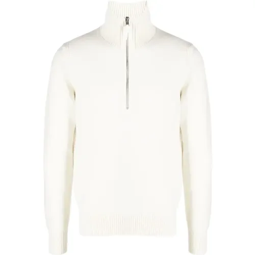 Luxuriöser Wool/Cashmere Half-Zip Sweater - Tom Ford - Modalova